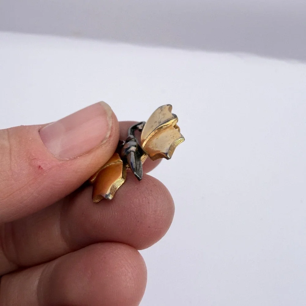 Act II Butterfly Brooch Gold Tone VTG Art Deco Lapel Pin Costume Jewelry Nature